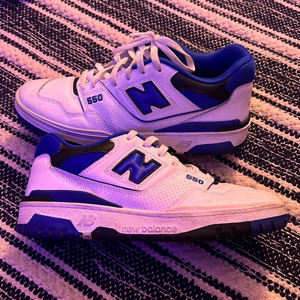 New balance 550 blue/black/white